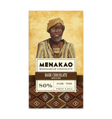 Photo of Menakao 80% dark chocolate bar