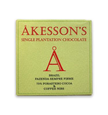 Akessons Brazil Dark Chocolate With Coffee NIbs