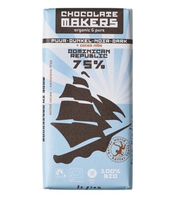 chocolate makers tres hombres domincan republic 75 packaging front
