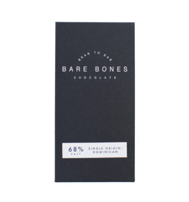 Photo of Bare Bones Dominican Republic Salt 68% chocolate bar