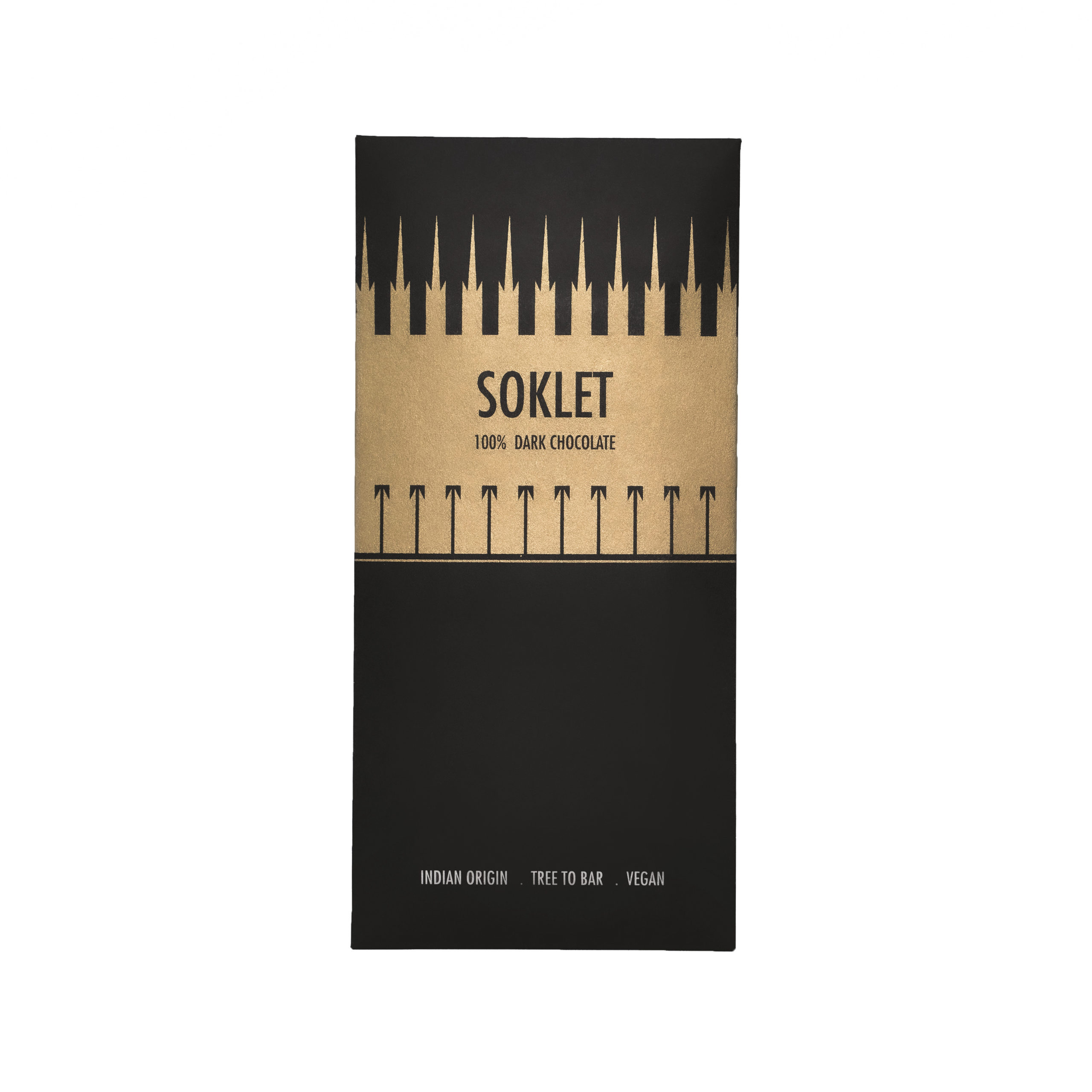 Soklet - Anamalai, India 100% Dark Chocolate