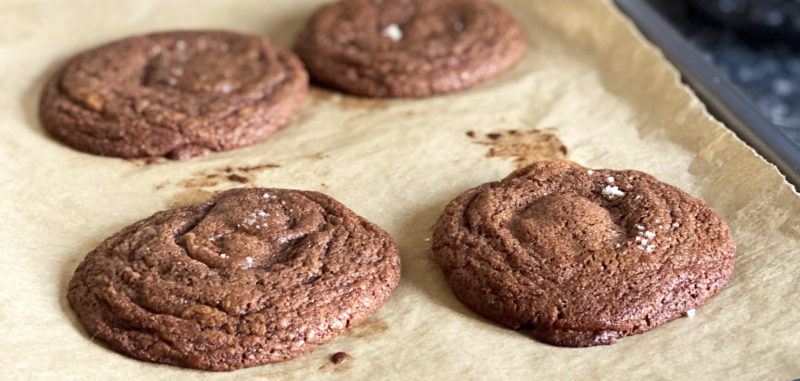 double chocolate chip cookies