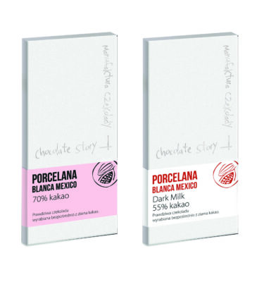 Milk & Dark - Porcelana Blanca, Mexico (Manufaktura Czekolady)