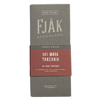 Fjak Tanzania dark chocolate bar