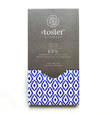 Tosier - ABOCFA, Ghana 65% Dark Mylk with Toasted Buckwheat
