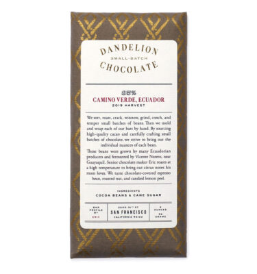 Dandelion - Camino Verde, Ecuador 85% Dark