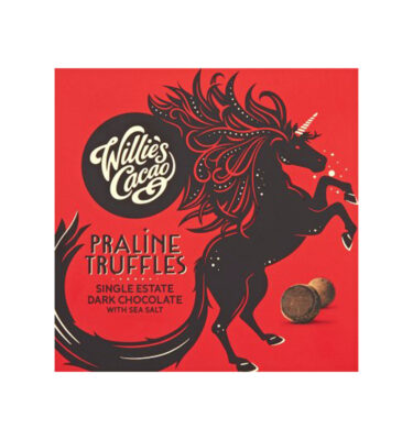 Willie's Cacao - Dark Chocolate Praline Truffles with Sea Salt