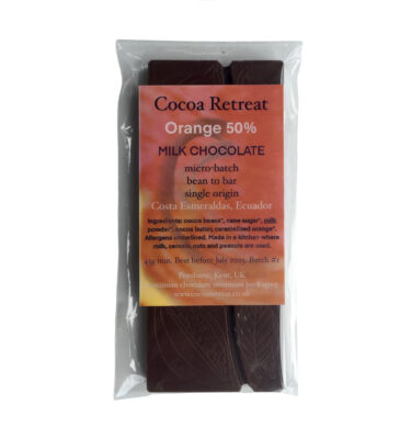 Cocoa Retreat - Milk Esmereldas with Caramelised Orange
