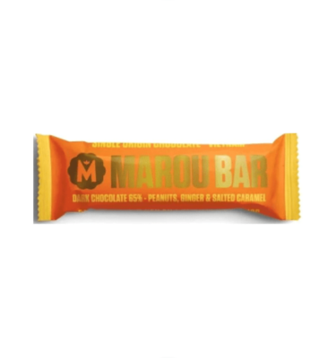 Marou - Peanuts, Ginger & Salted Caramel, Dark Chocolate 65% (Snack Bar)