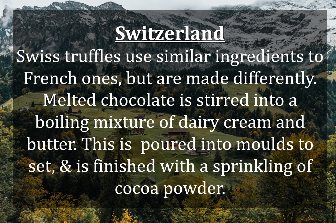 Swiss truffle description