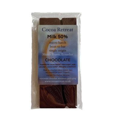 Cocoa Retreat - Mono Bravo, Ecuador Milk 50%