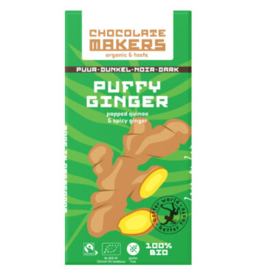 Chocolatemakers - Peru, Dark 60% with Puffy Quinoa and Ginger