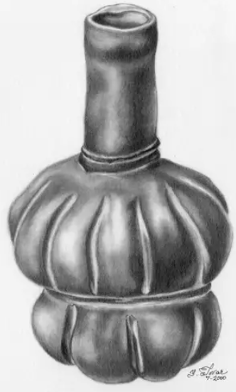 long-necked pot for fermenting beer or chicha