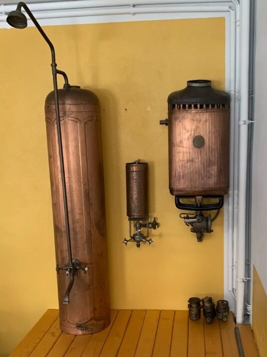 copper boilers in rochsburg castle