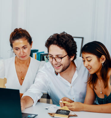 group of people enjoying a virtual chocolate tasting