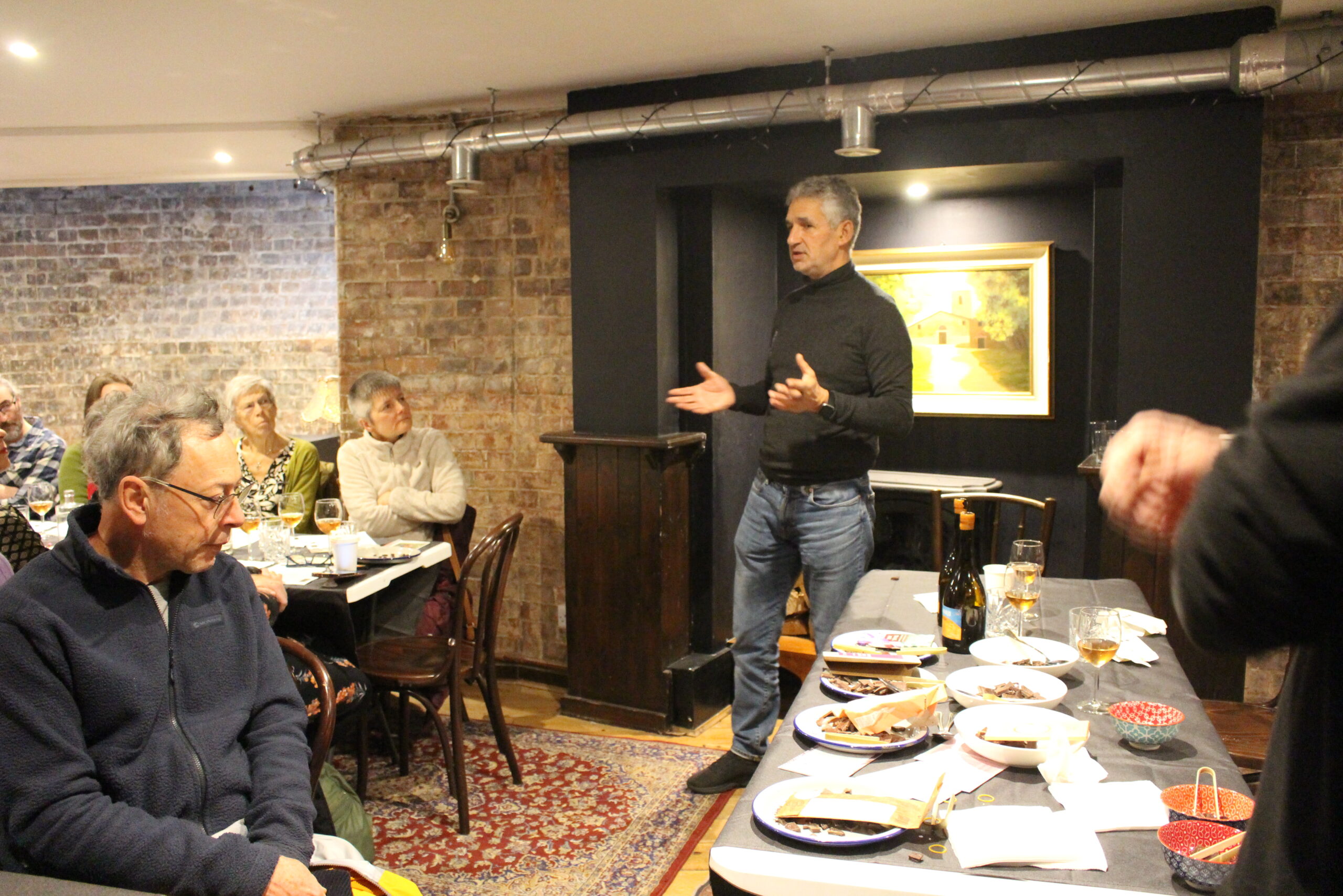 tim spector speaking at the fidelio fair
