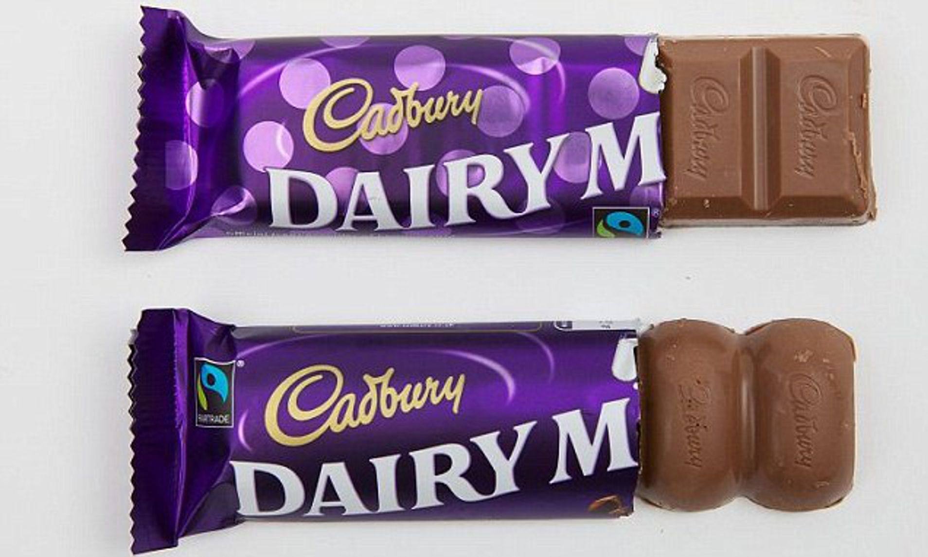 cadbury dairy milk bar shapes