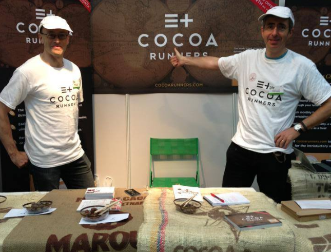 spencer and simon launching cocoa runners